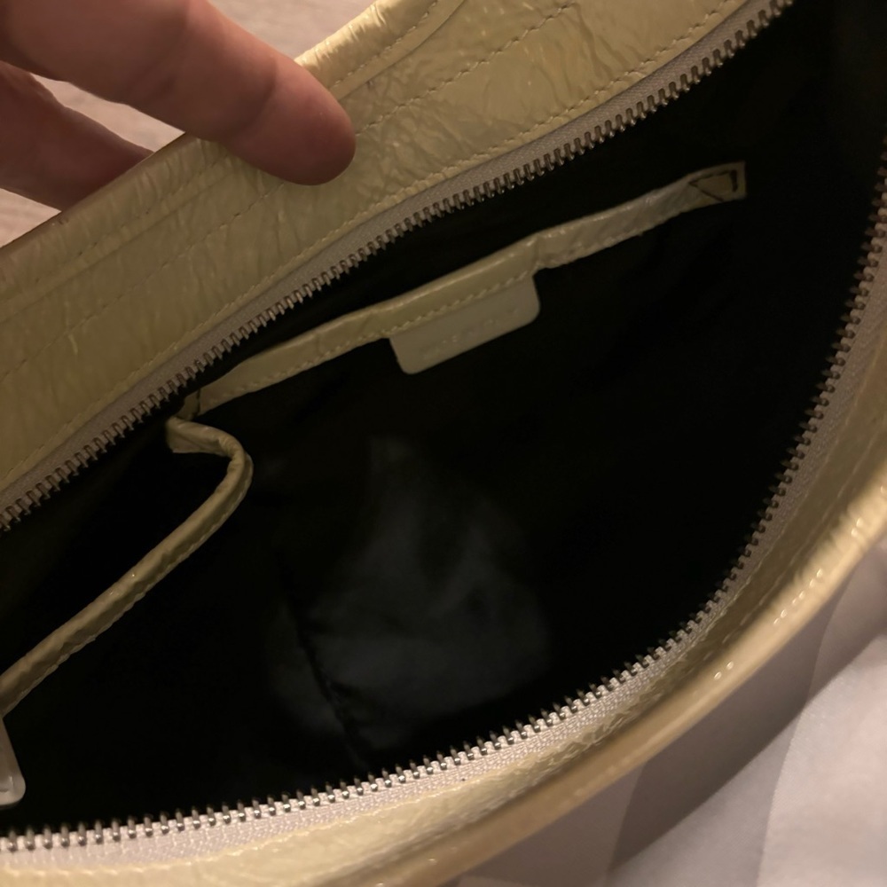 Burberry Ivory Beat Check Canvas Hobo Bag - Picture 12 of 15